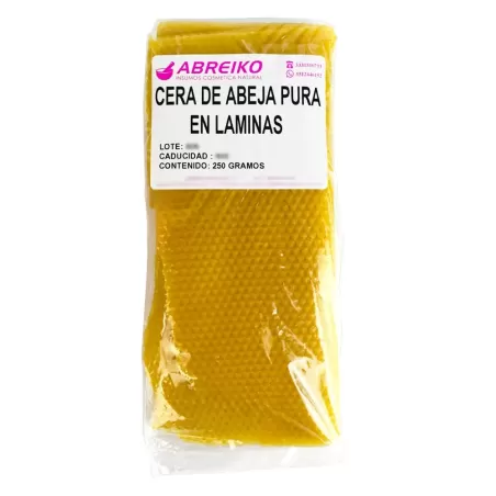 Cera De Abeja Amarilla En Laminas Premium