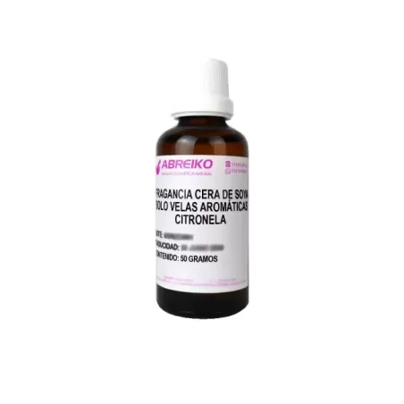 Fragancia Citronela Para Cera De Soya
