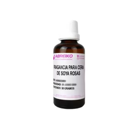 Fragancia Rosa Para Cera De Soya