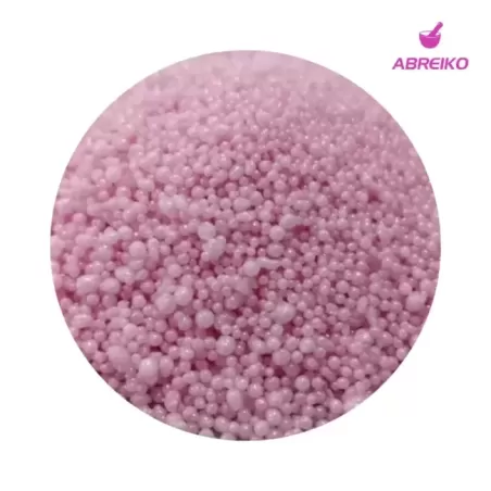 Cera Nieve Granulada Color Rosa