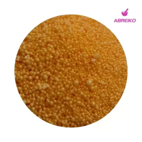 Cera Nieve Granulada Color Naranja