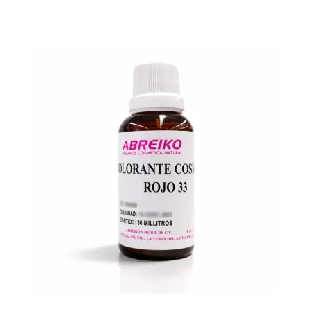 Colorante Rojo 33 Cosmético (Apariencia Rosa Magenta) Líquido