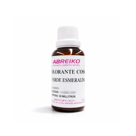 Colorante Verde Esmeralda Cosmético Líquido